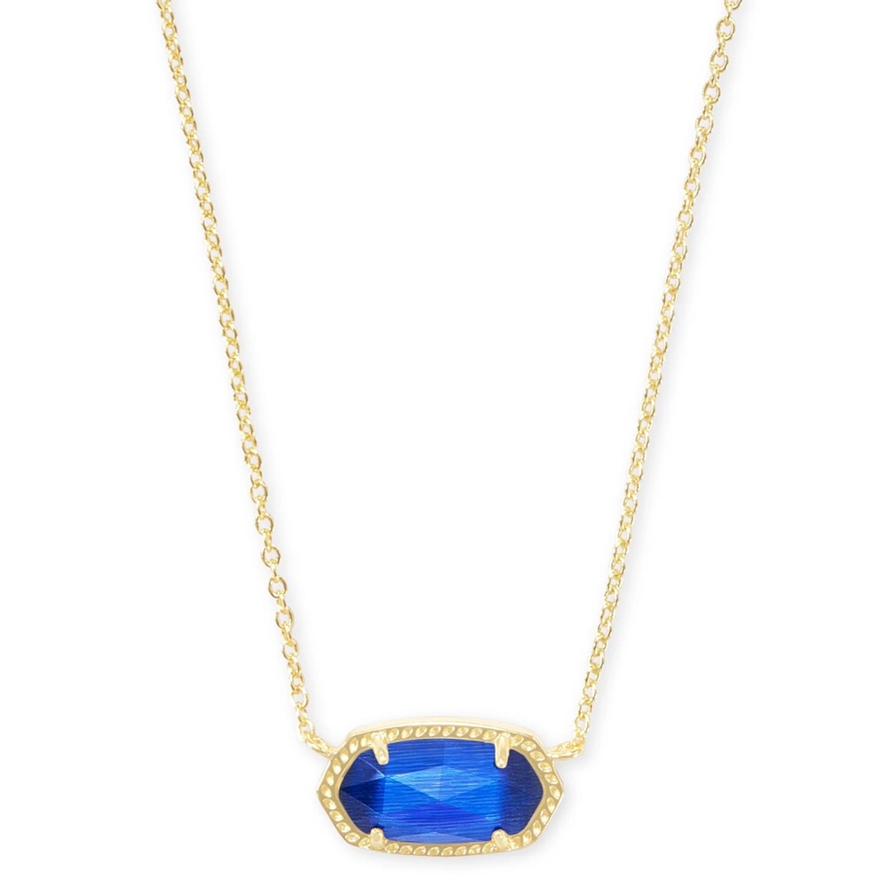 Kendra Scott Pendant Necklace in Cobalt Cat’s Eye